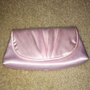 Light Pink Silk Clutch